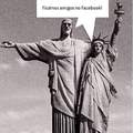 Facebook unindo estátuas