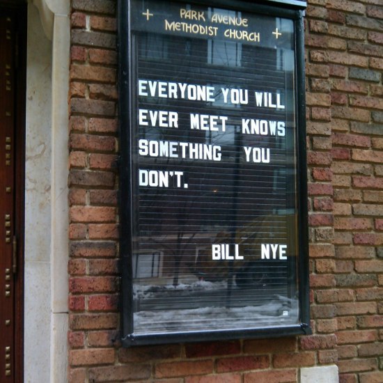Everyone, something, knows -Bill Nye - meme