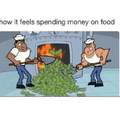 I spend so much money on food