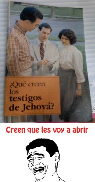 ¿Qué creen los testigos de Jehová? - meme