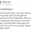 50 shades of dark white