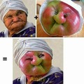 Comendo maçã