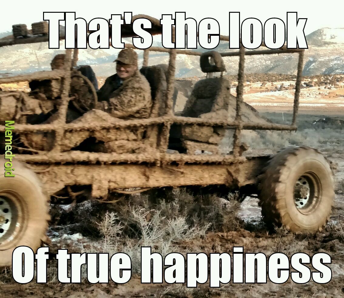 A little mud never hurt - meme