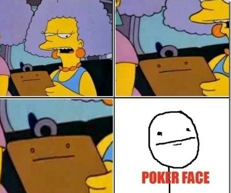 Simpson face - meme