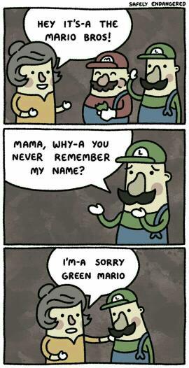 Mario vert - meme