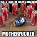 Pepsi in the coke hood