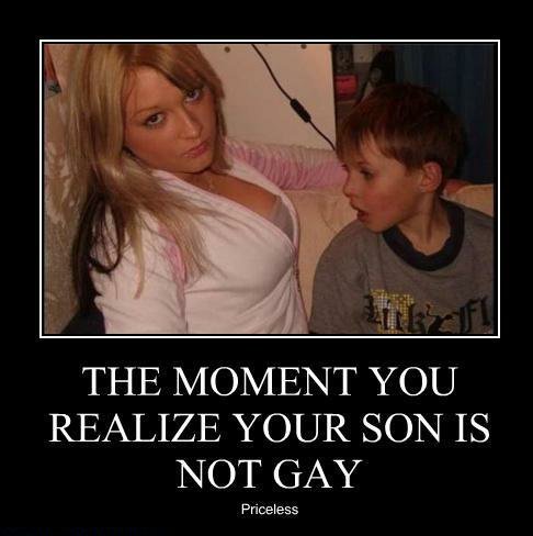 Madame...votre fils n'est pas gay...nous sommes désolés - meme