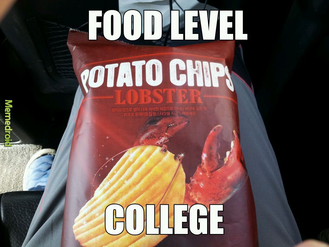 Yummy....so fancy eating these chips - meme