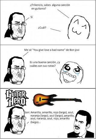 Guitar hero - meme