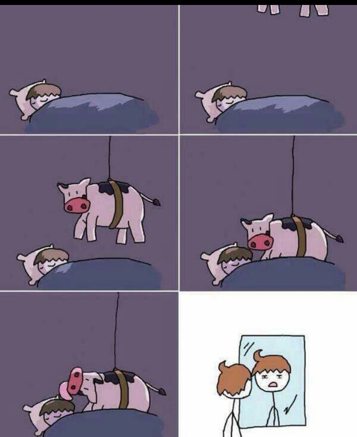 leccata di mucca - meme