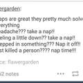 Naps are perfect fir any occasion