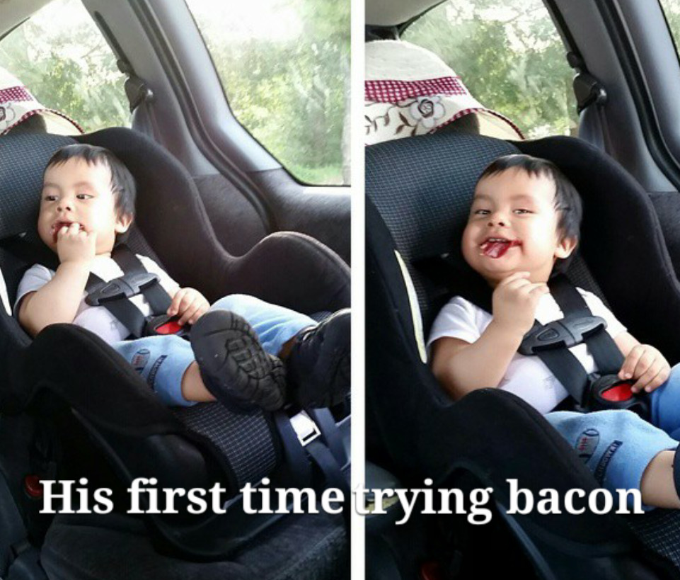 Bacon is magical - meme