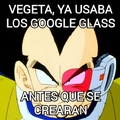 Vegeta google glass