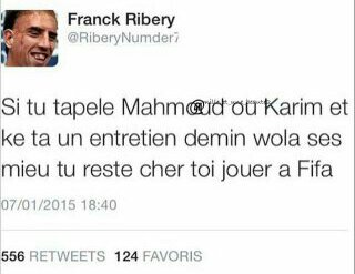 Parler le Ribery est un art - meme