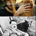 When boys love animals