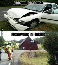 Mean while in Finland - meme