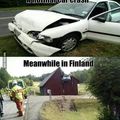 Mean while in Finland