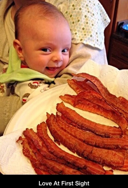 Bacon is love - meme