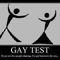 Test para saber si eres Gay, si ves 2 personas bailando. Tengo malas noticias para ti