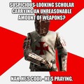 Even though the Templars attack on sight...