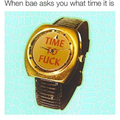 Title wants to know the time