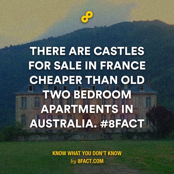 castles cheaper than houses - meme