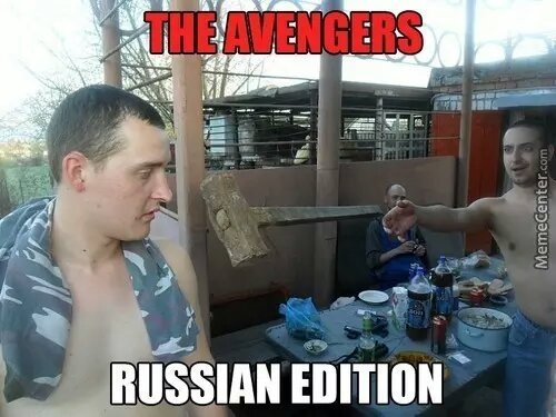 avenger Russian edition - meme