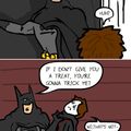 nobody messes with batman