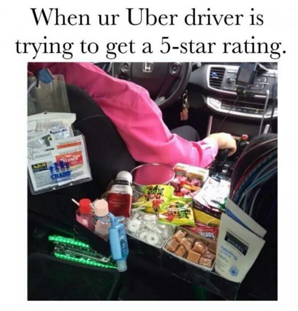 Uber Drivers who do this are the best - meme