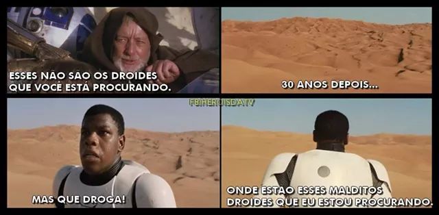 Cade os droids - meme