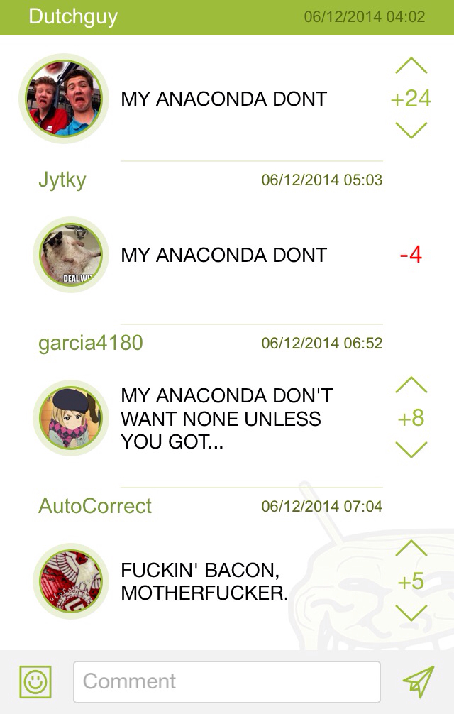 My Anaconda Don't... - meme