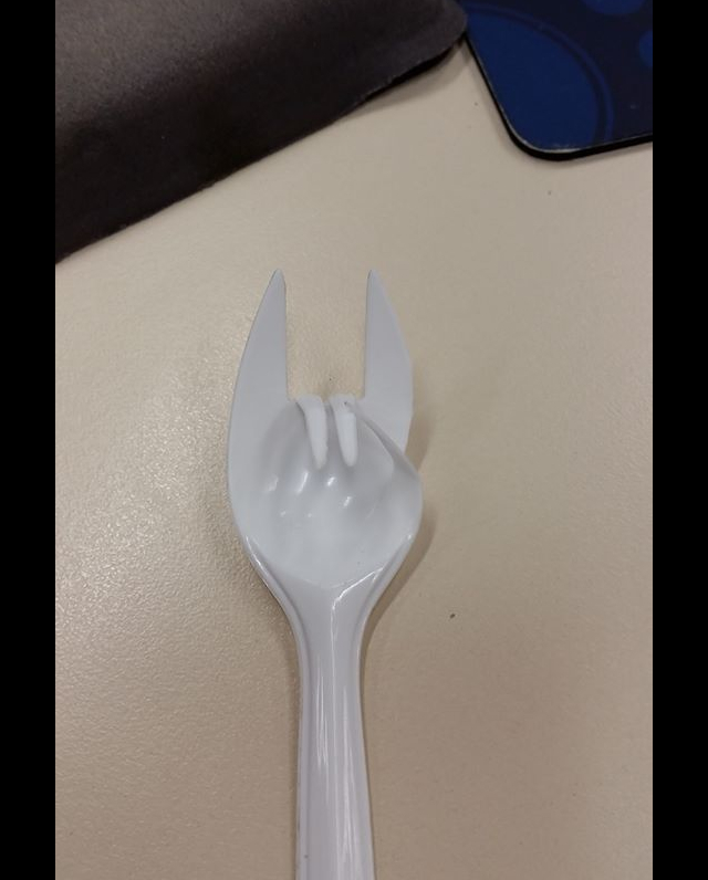 Brother insists that it's a metal spork... - meme