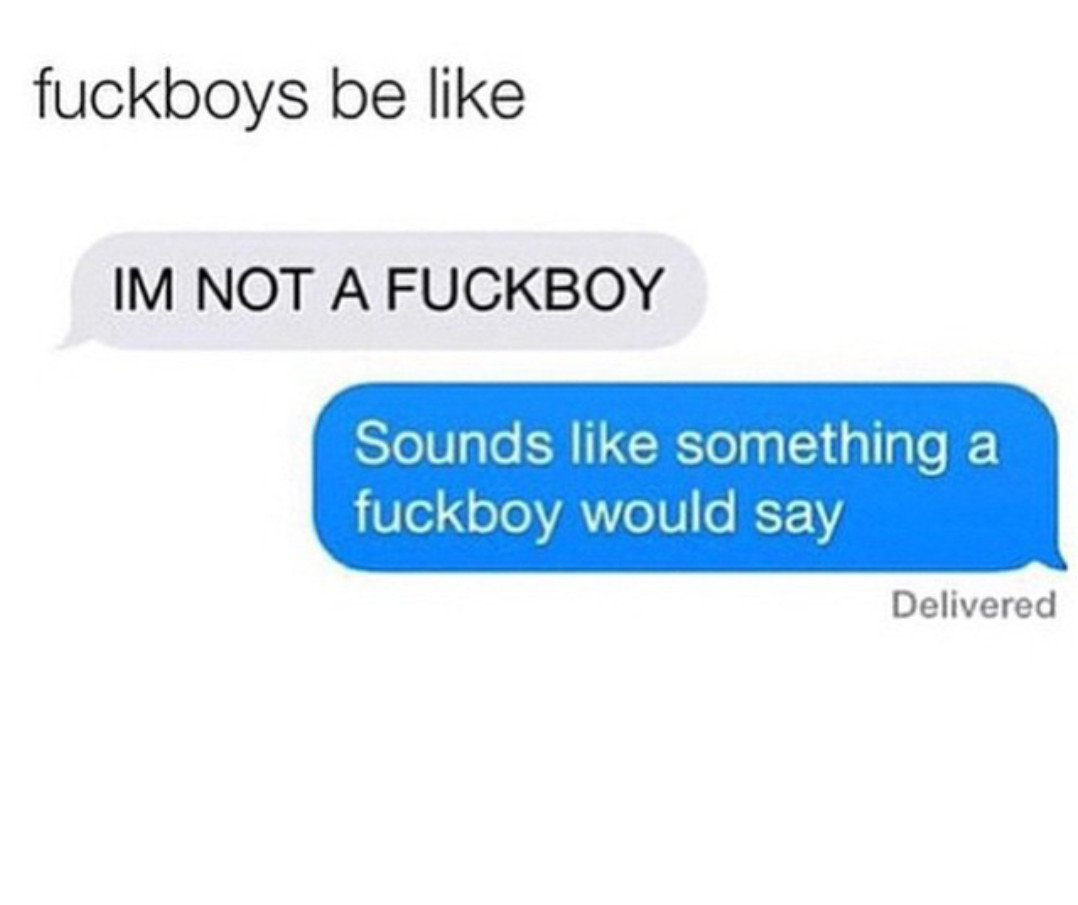 Are you a Fuckboy? - meme