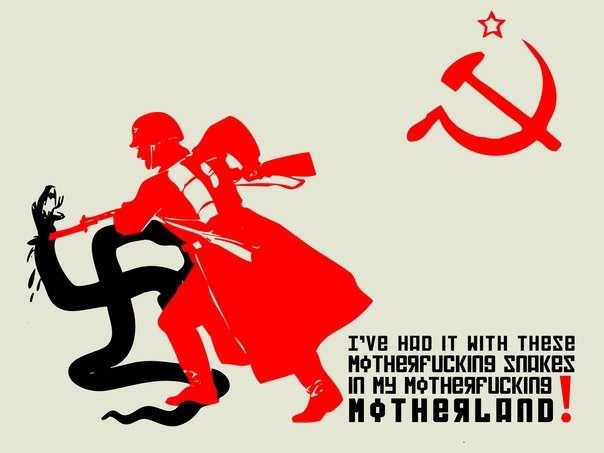 In Soviet Russia snake stab you! - meme