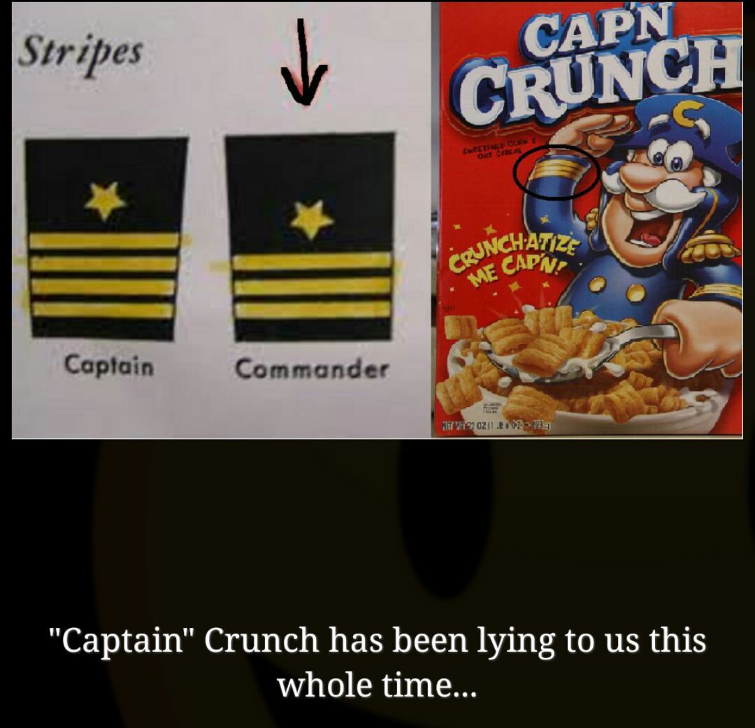 he is not no captain he is a commander - meme
