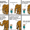 Los mamuts son unos idiotas