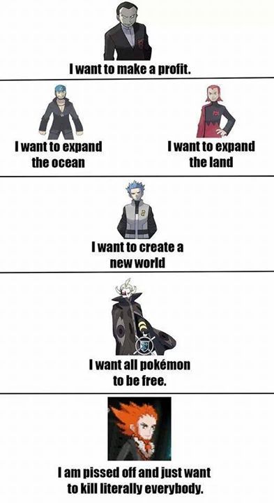 Pokémon Villains - meme
