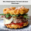 Funnel Cake Burger