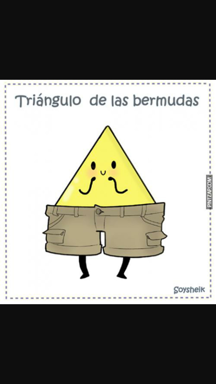 El verdadero triángulo de Las Bermudas!! - meme