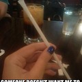 Closed straws happen to me way too often.