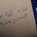 The best advices are found on the back of seats in the bus