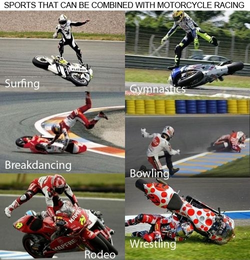 Deportes con la motocicleta - meme