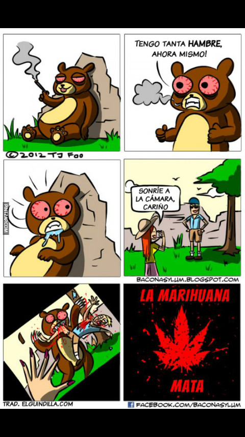 La marihuana mata - meme
