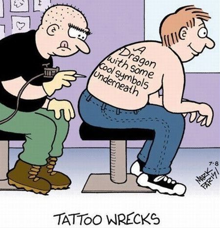 Cool tattoo bro! - meme