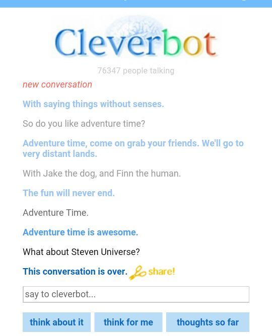 Cleverbot be like - meme