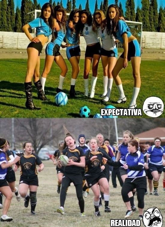 Equipos de futbol femenino - meme