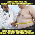 No eating fatty