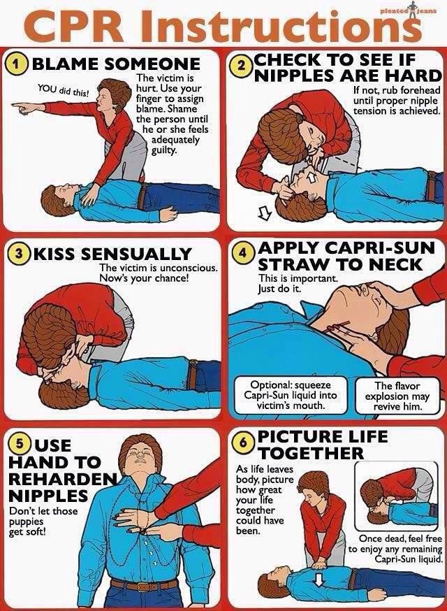 How to CPR - meme