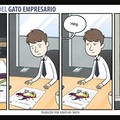 El gato empresario