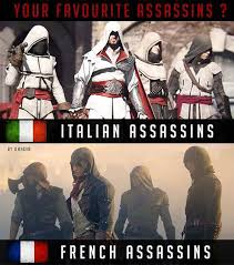 Asesinos Italianos o Franceses - meme
